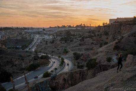 Viajar sola por Marruecos: vista del atardecer en Fez Viajar sola por Marruecos: vista del atardecer en Fez
