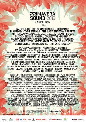 Primavera Sound 2016: Radiohead, LCD Soundsystem, PJ Harvey, Tame Impala, Brian Wilson, Los Chichos...