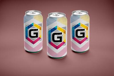 Lata de refresco Mock up