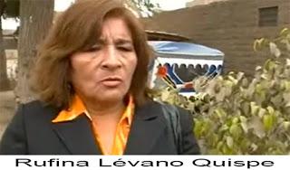 Rufina Lévano: NO SERÍA CAPAZ DE SOPORTAR UNA DERROTA MÁS…