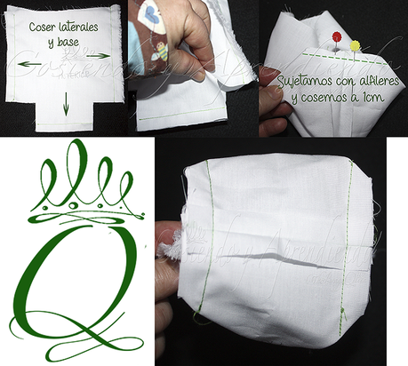 Coser un bolso / Tipos de bases