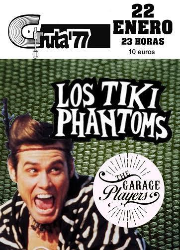 Concierto de Los Tiki Phantoms y The Garage Players en Gruta 77