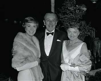 Julie Andrews, Walt Disney, P.L Travers premiere Mary Poppins