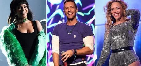 Rihanna, Beyoncé y Coldplay cantarán en el entretiempo del Super Bowl 50