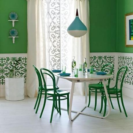 paredes-pintadas-verde-esmeralda-comedor