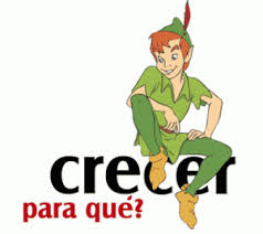 El síndrome de Peter Pan o la  imposible eterna juventud.