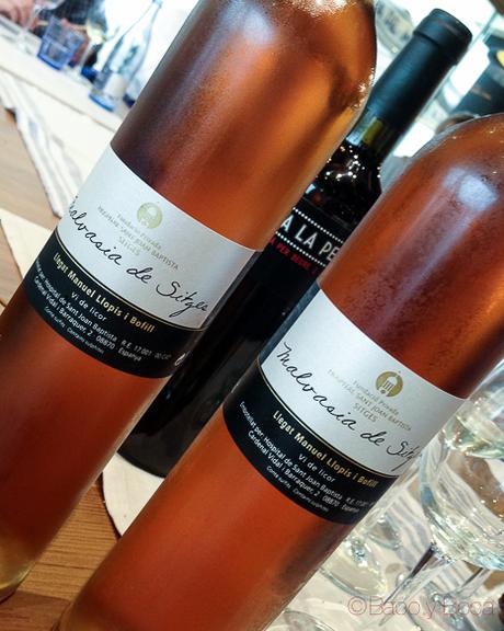 Vino dulce malvasia La pepa del mar Sitges Baco y Boca origens garraf