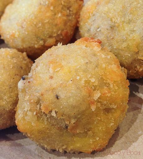 croqueta La pepa del mar Sitges Baco y Boca origens garraf