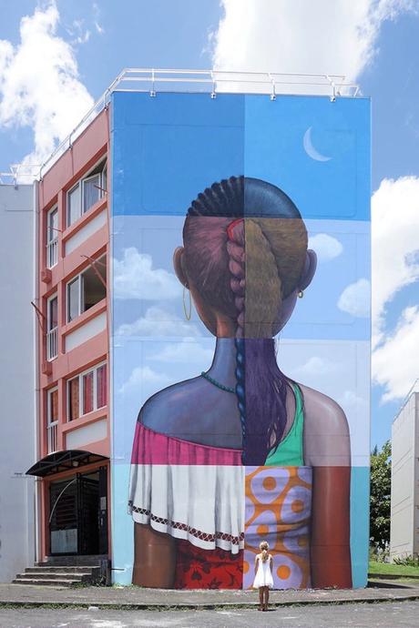 Los edificios de la isla de Reunión cobran vida gracias al street art
