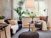 salón calido. importancia textiles madera