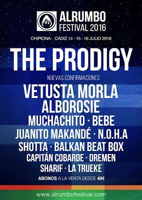 AlRumbo Festival 2016: Vetusta Morla, Alborosie, Bebe, Muchachito, Shotta, Dremen, Capitán Cobarde...