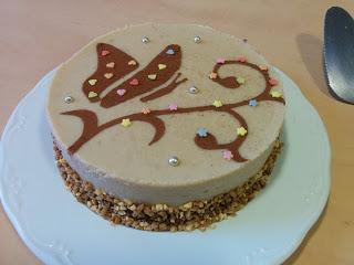 TARTA MOUSSE DE AVELLANAS