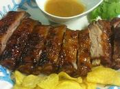 Costillas Cerdo Salsa Mostaza Miel