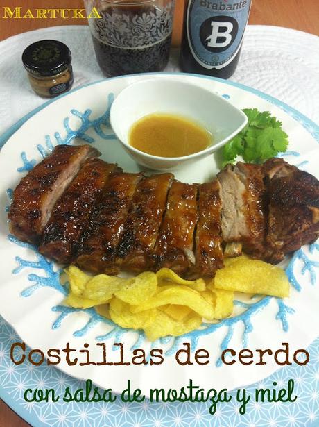 Costillas De Cerdo Con Salsa De Mostaza Y Miel
