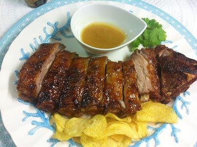 Costillas De Cerdo Con Salsa De Mostaza Y Miel