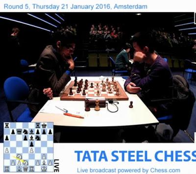 Wei Yi en Amsterdam (Holanda) – Torneo Tata Steel Masters 2016 (V)