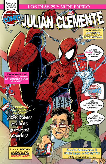 JULIÁN CLEMENTE en El Saloncito del Cómic