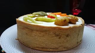 Pastel de carne con masa quebrada