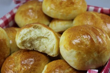 Panecillos de leche de naranja