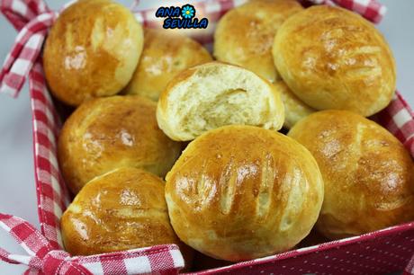 Panecillos de leche de naranja