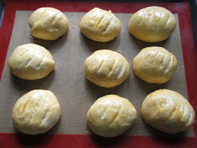 Panecillos de leche de naranja