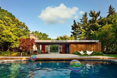 Pool House Minimalissta en Toronto