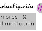 Actualización Errores alimentación
