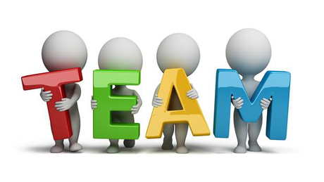 La página del equipo inmobiliario.