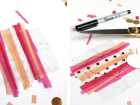 #Valentines diy con bolsas de papel Kraft #Valentines diy con bolsas de papel Kraft