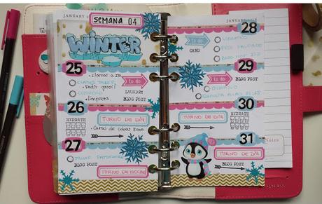 Decoración agenda Webster's Pages: Semana 04/2016