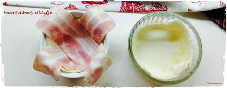 Tartaletas de huevo y salchichas elaboración
