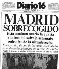 Matanza en Atocha. 24-01-1977