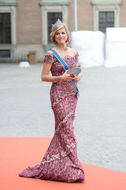 Máxima de Holanda en la boda real de Suecia - Foto: www.trendencias.com