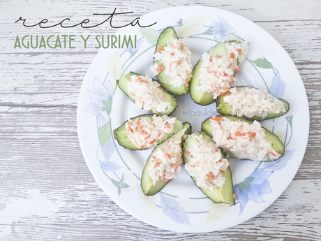 Receta: Snacks de aguacate y surimi