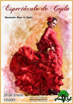 Espectáculo de copla a cargo de la Asociación Aires de Copla