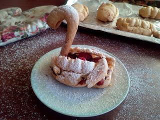 Eclairs de fresas con Nutella