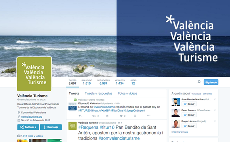 Twitter oficial valenciaturisme