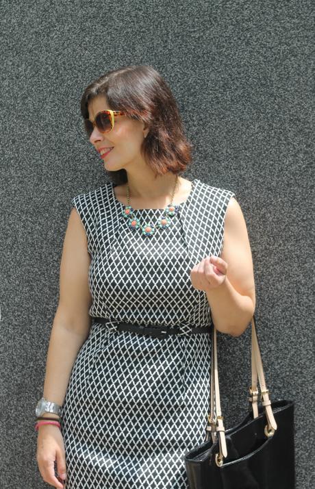 Mis Looks - Vestido Blanco & Negro Mis Looks - Vestido Blanco & Negro