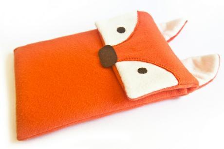 Tutorial DIY para coser una funda para tablet / iPad con forma de zorrito