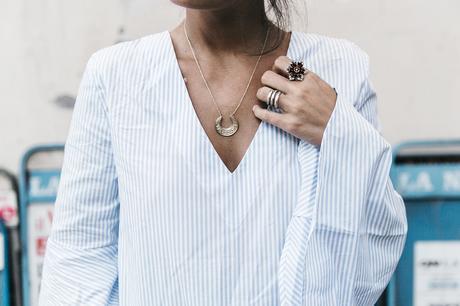 Florence-Collage_On_The_Road-Black_Jeans-Chanel_Slingback_Shoes-Blue_Shirt-Uterque-Topknot-Outfit-100