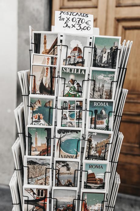 Florence-Collage_On_The_Road-Black_Jeans-Chanel_Slingback_Shoes-Blue_Shirt-Uterque-Topknot-Outfit-16