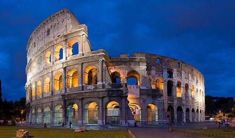 Amphitheatrum Flavium Romae a vista de dron