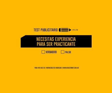 Test publicitario para celebrar el #DíaDeLaPublicidad