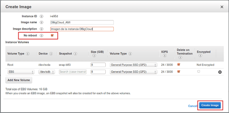 Create image no reboot por DBigCloud