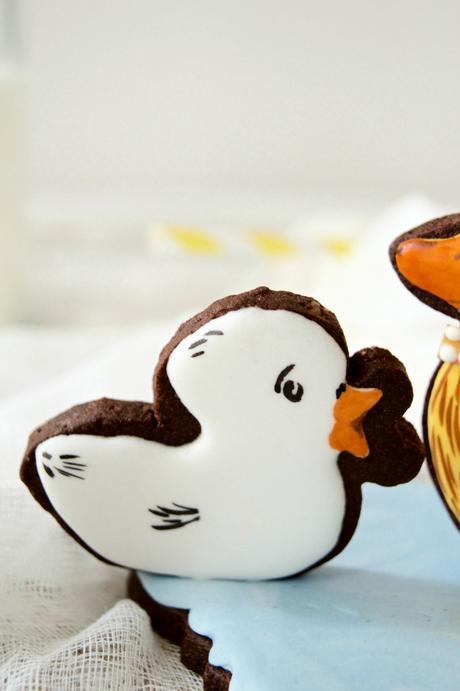 Galletas de chocolate para decorar, las más chocolateadas que conozco - Una galleta, un cuento - enero - El patito feo