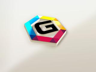 3d Logo Mock Up (4 editables)