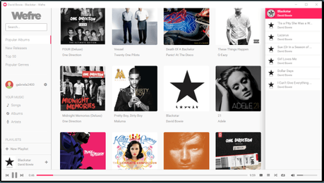 Wefre: música en streaming gratuita y sin limitaciones