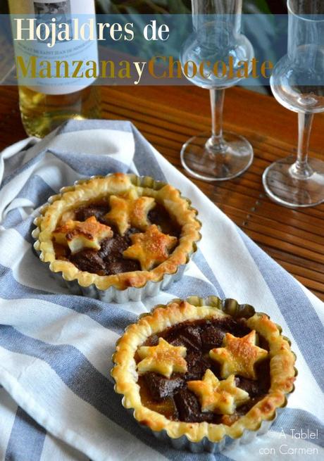 Hojaldres de Manzana y Chocolate