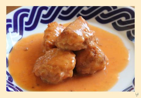 Albóndigas marineras de rape y langostinos... para esos niños que no comen pescado