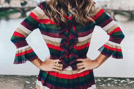 Firenze4Ever-Luisa_VIa_Roma-Gucci_Striped_Dress-Gucci_Gold_Sandals-Outfit-Florence-Street_Style-62